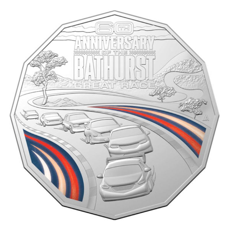 2023 50c PNC: "60th Anniversary of the Bathusrt Great Race."