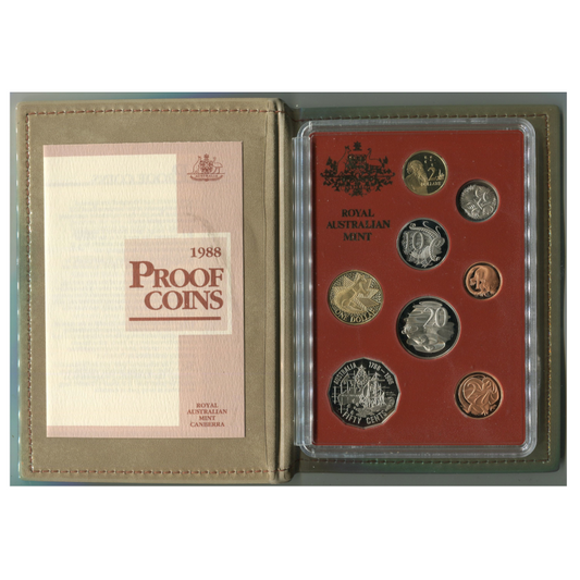 1988 Proof Set: "Australia's Bicentenary." Coin Fair Issue.