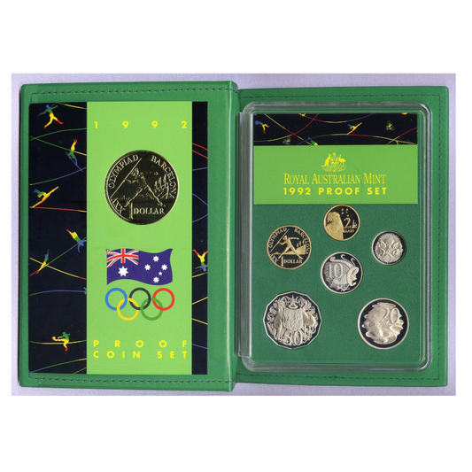 1992 Proof Set: "Barcelona Olympics."