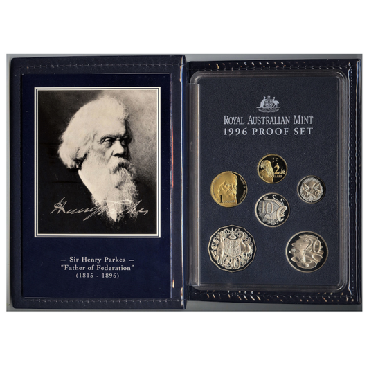 1996 Australian Proof Set: "Sir Henry Parkes."