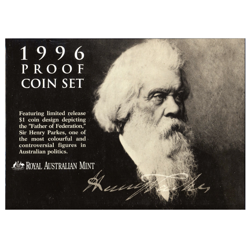 1996 Australian Proof Set: "Sir Henry Parkes."