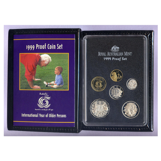 1999 Proof Set: "International Year of Older Persons."