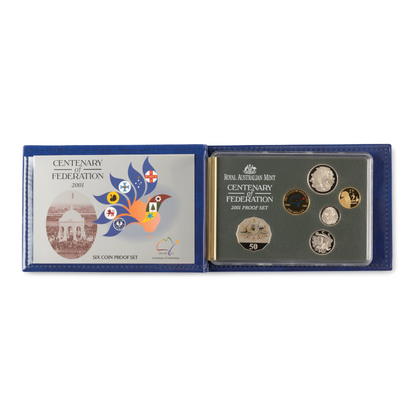 2001 Proof Set: "Centenary of Federation."