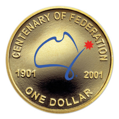 2001 Proof Set: "Centenary of Federation."