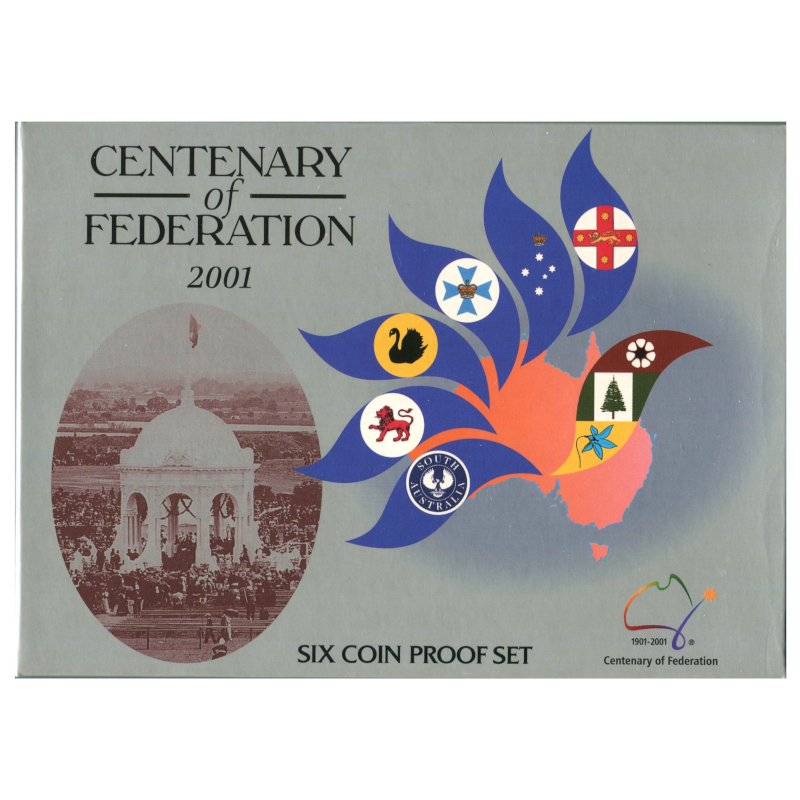 2001 Proof Set: "Centenary of Federation."