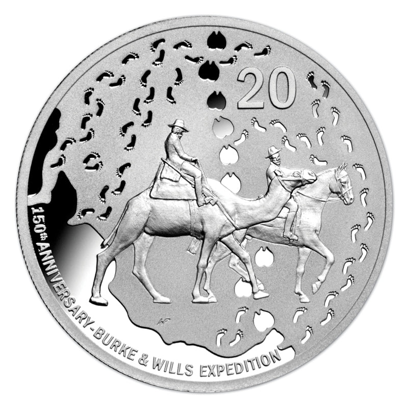 2010 2 Coin Proof Set: "Burke & Wills Expedition."