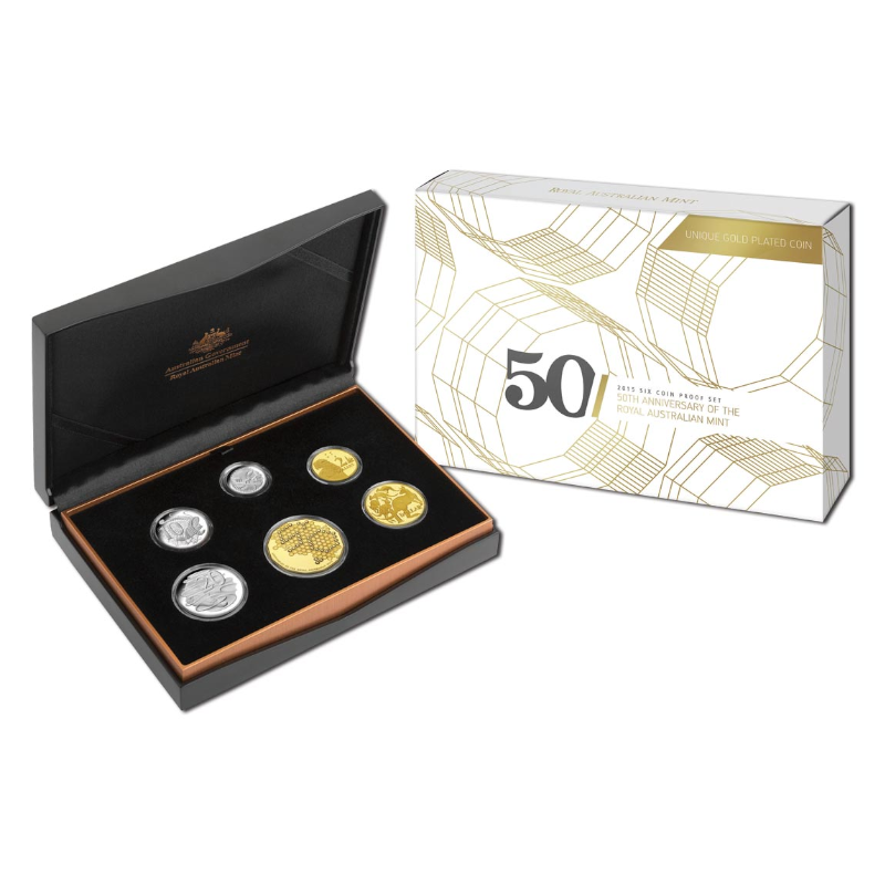 2015 Proof Set: "50th Anniversary of the Royal Australian Mint."