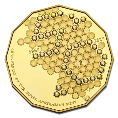 2015 Proof Set: "50th Anniversary of the Royal Australian Mint."