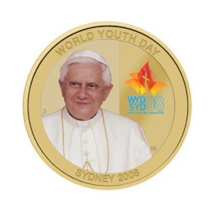 2008 $1 Uncirculated Coin: "World Youth Day."