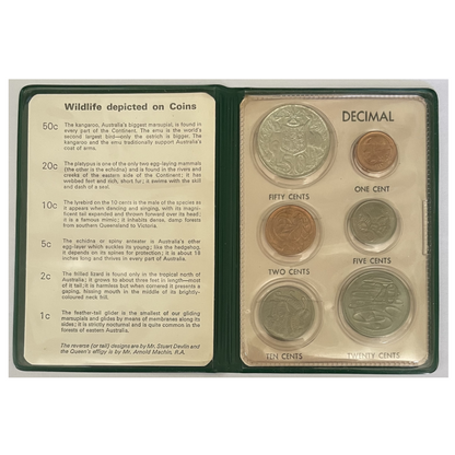 1966 Mint Set - Green Reserve Bank Wallet.