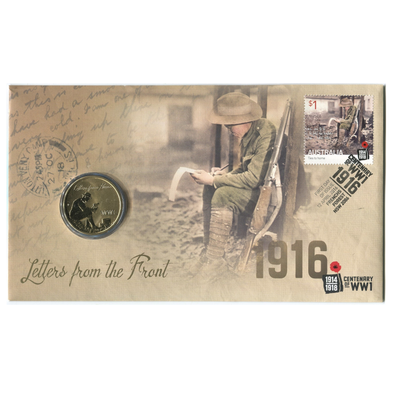 2016 $1 PNC: "Letters From the Front.'