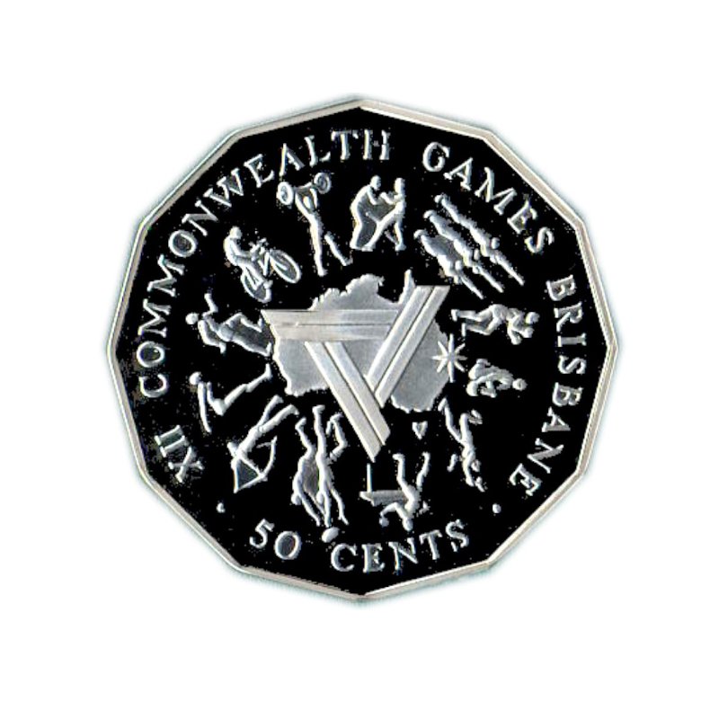 1982 Australian Proof Set: "XII Commomwealth Games."